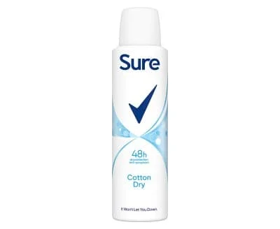 Sure Cotton Fresh Antiperspirant (W) 6 x 150ml