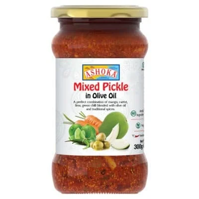 Ashoka Mixed Pickle In Olive Oil 6 x 300g