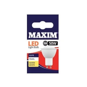 Maxim LED 5w 50w GU10 Pearl WW 10s