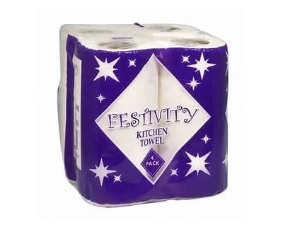 Festivity Kitchen Towels 6 x 4s