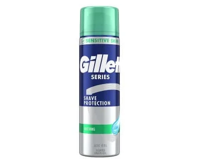 Gillette Sensitive Shave Gel With Aloe 6 x 200ml