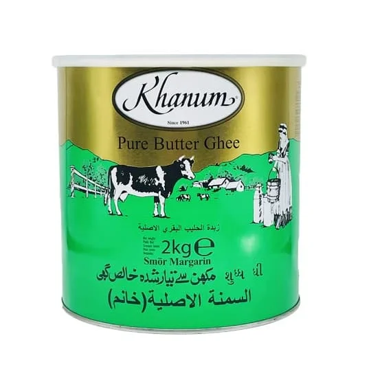 Khanum Pure Butter Ghee 6 x 2kg