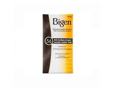 Bigen Med Brown 56 10 x 1s