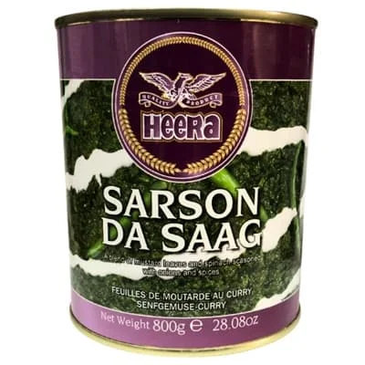 Heera Canned Sarson Ka Saag 12 x 800g