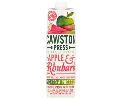 Cawston Press Apple & Rhubarb Juice 6 x 1ltr