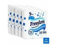 Freedom Toilet Rolls White 5 x 9s