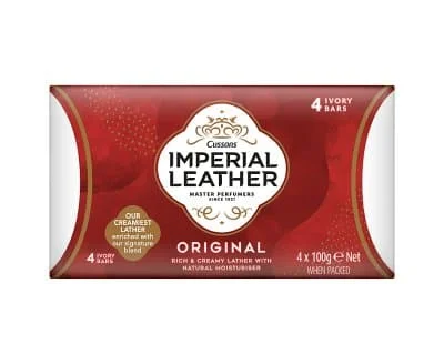 Imperial Leather Soap Original 4pk 8 x 100g