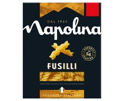 Napolina Pasta Fusilli 6 x 400g