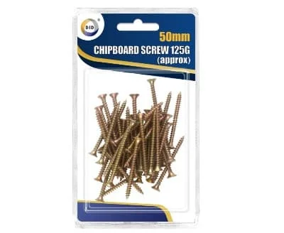 DID Chipboard Screws (50mm) 125g