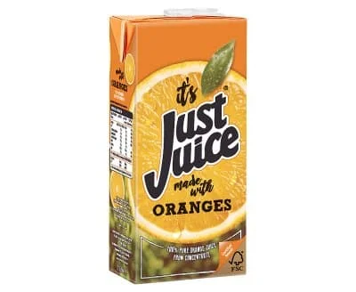 Just Juice Orange 12 x 1ltr
