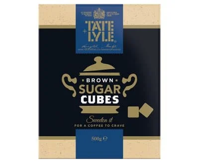 T&L Sugar Cubes - Demerara 10 x 500g